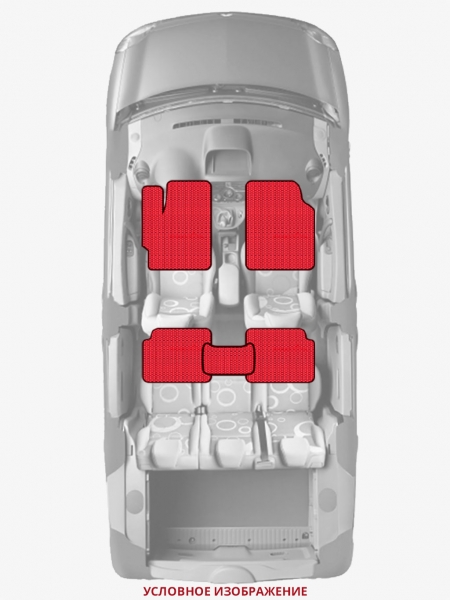 ЭВА коврики «Queen Lux» стандарт для Volkswagen Tiguan