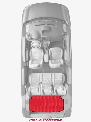 ЭВА коврики «Queen Lux» багажник для Ford Fiesta (Mk I)